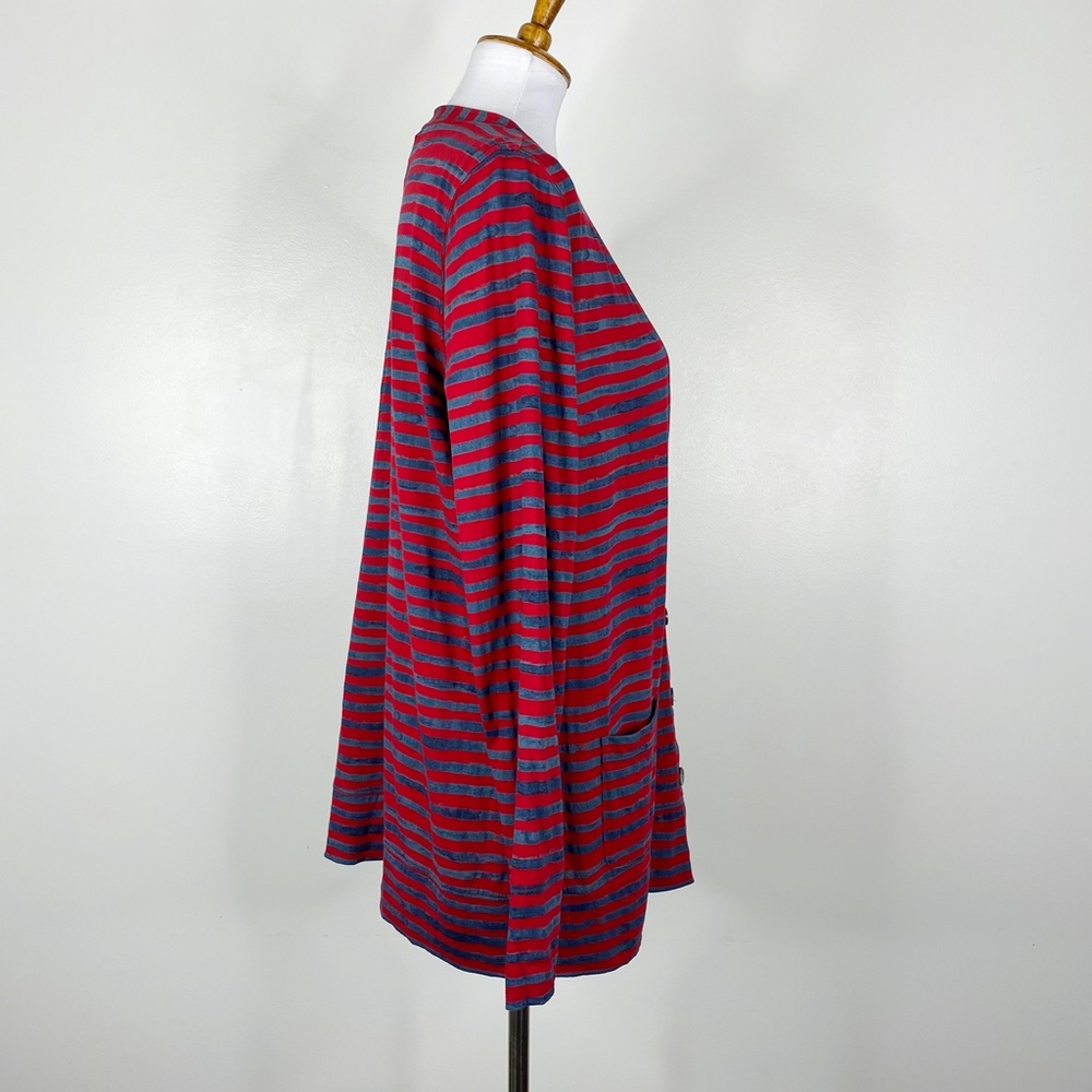 The Territory Ahead Lightweight Cardigan Sz. XL Red Stripe - Picture 3 of 12
